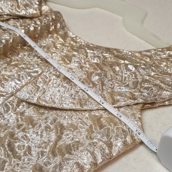 STUNNING GOLD 60s Cocktail dress - Picture 6 of 8